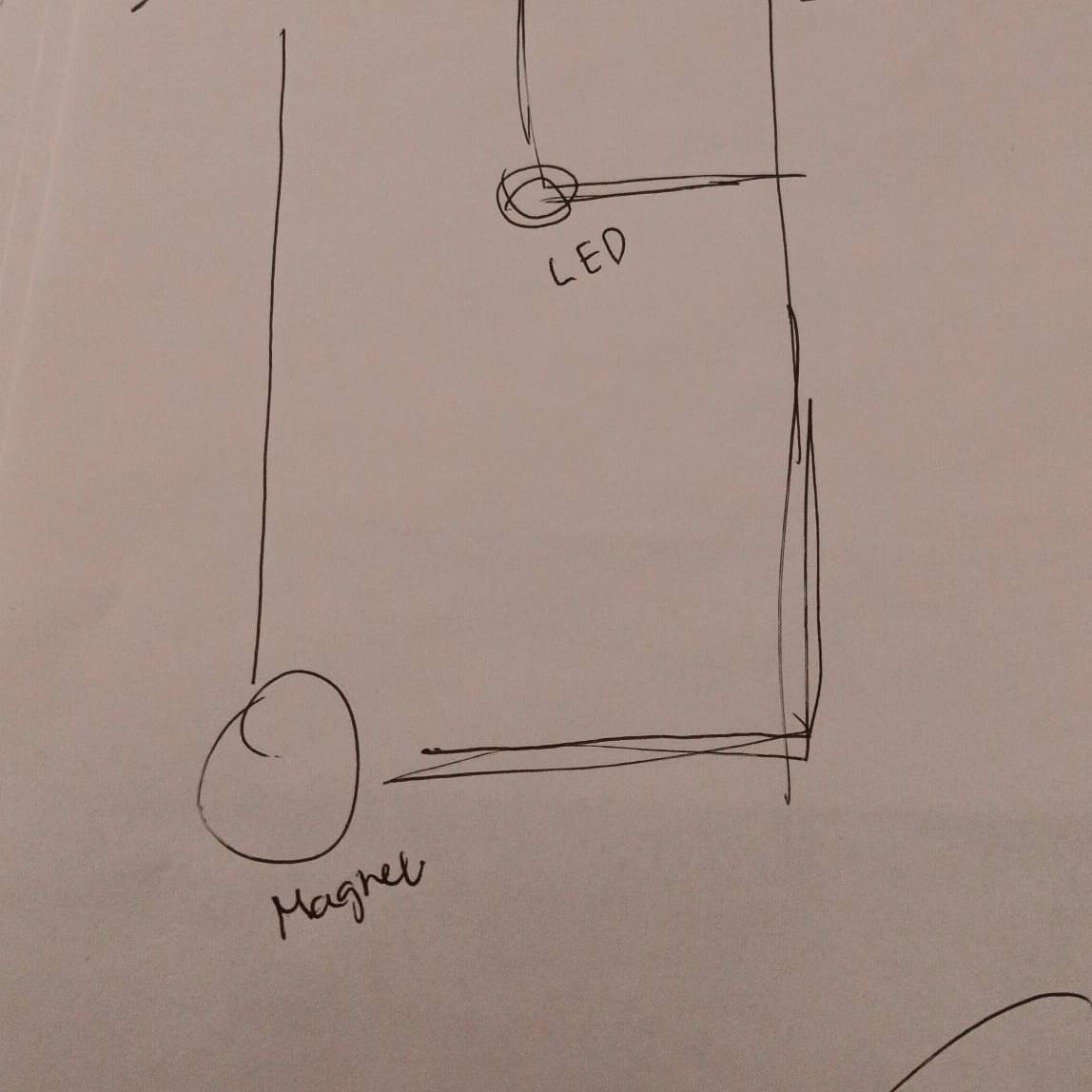 Here is a sketch of me trying another circuit idea.